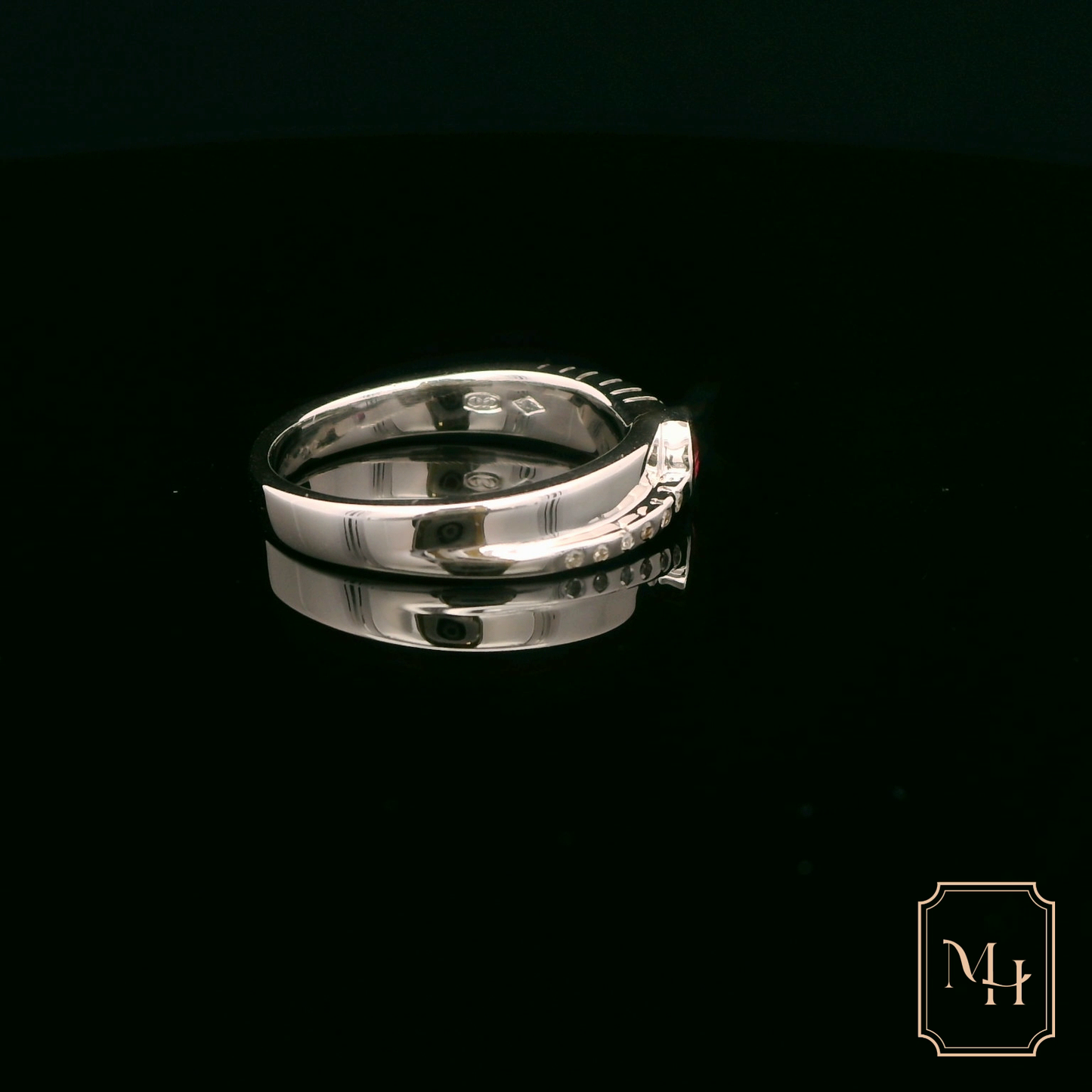 Crossover Ruby & Diamond Ring
