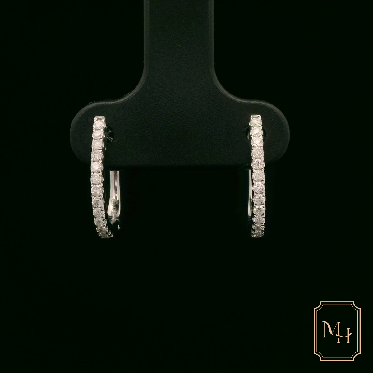 Diamond-Horseshoe Earrings