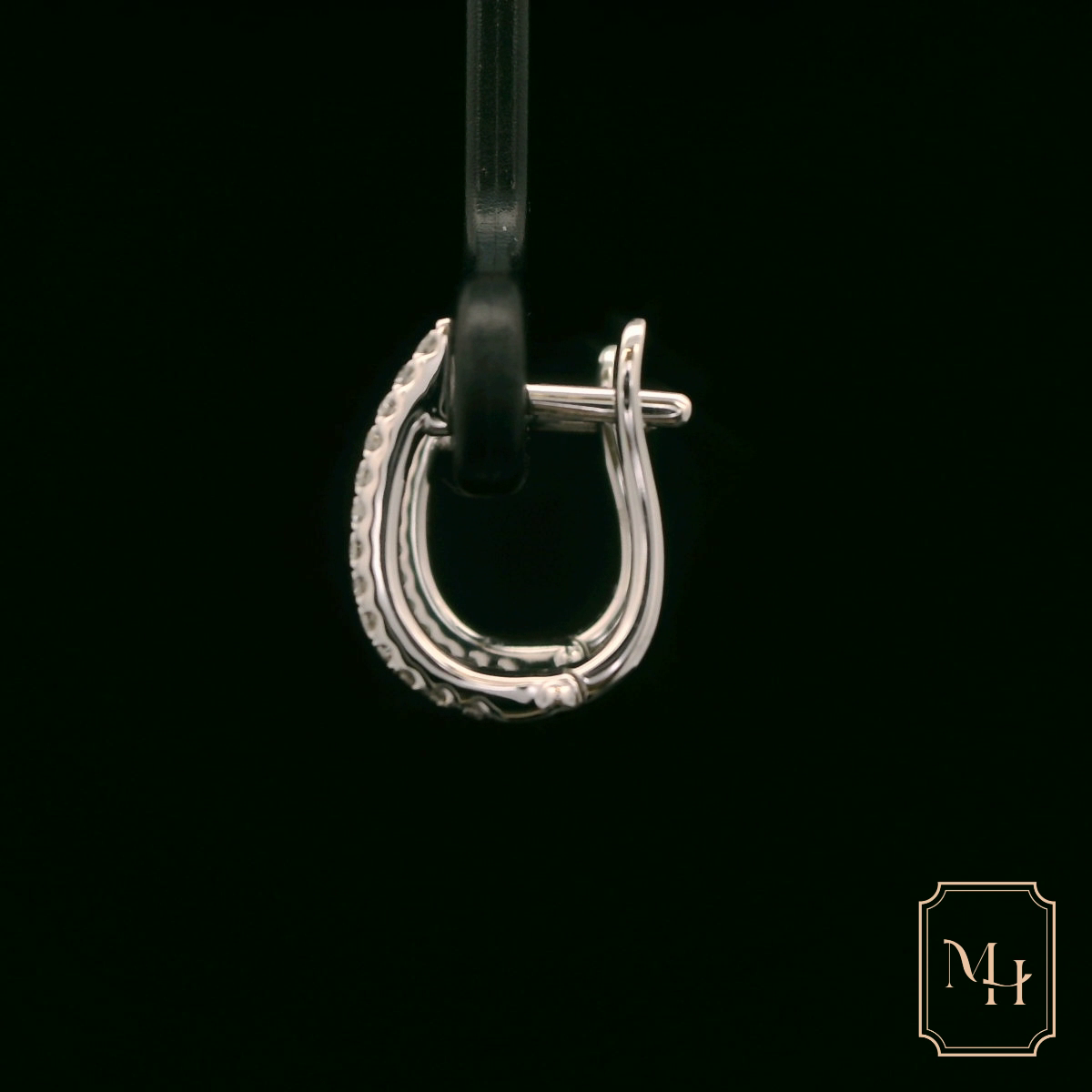 Diamond-Horseshoe Earrings