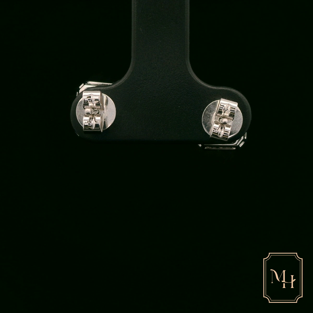 Emerald-Cut Diamond Earrings