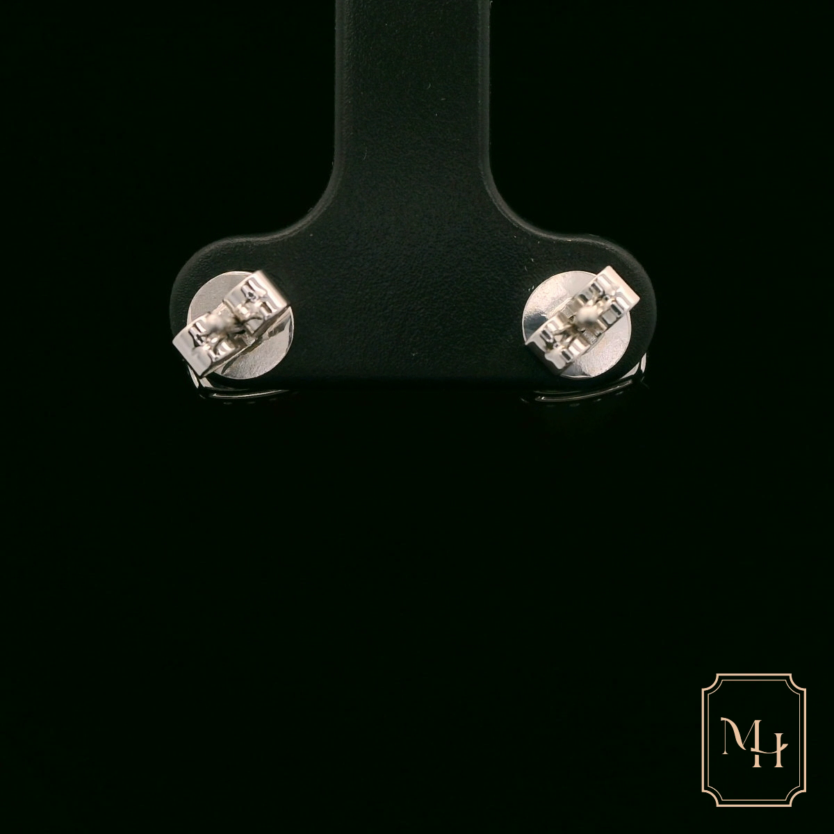 Princess-Halo Diamond Earrings