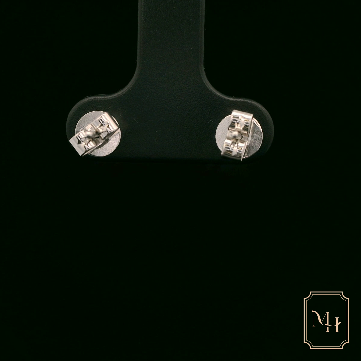 Five-Petal Floral Diamond Earrings
