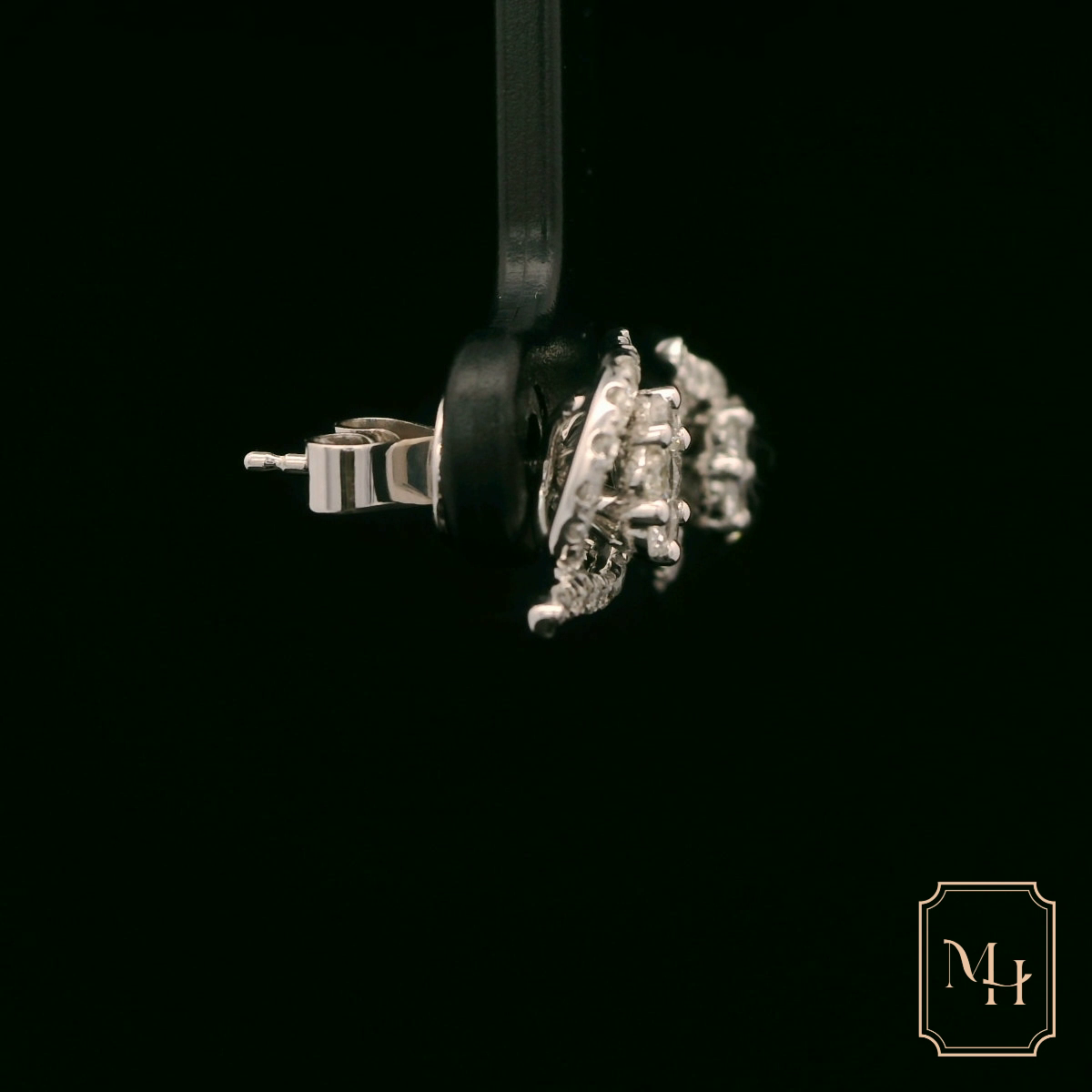 Diamond Cluster Earrings