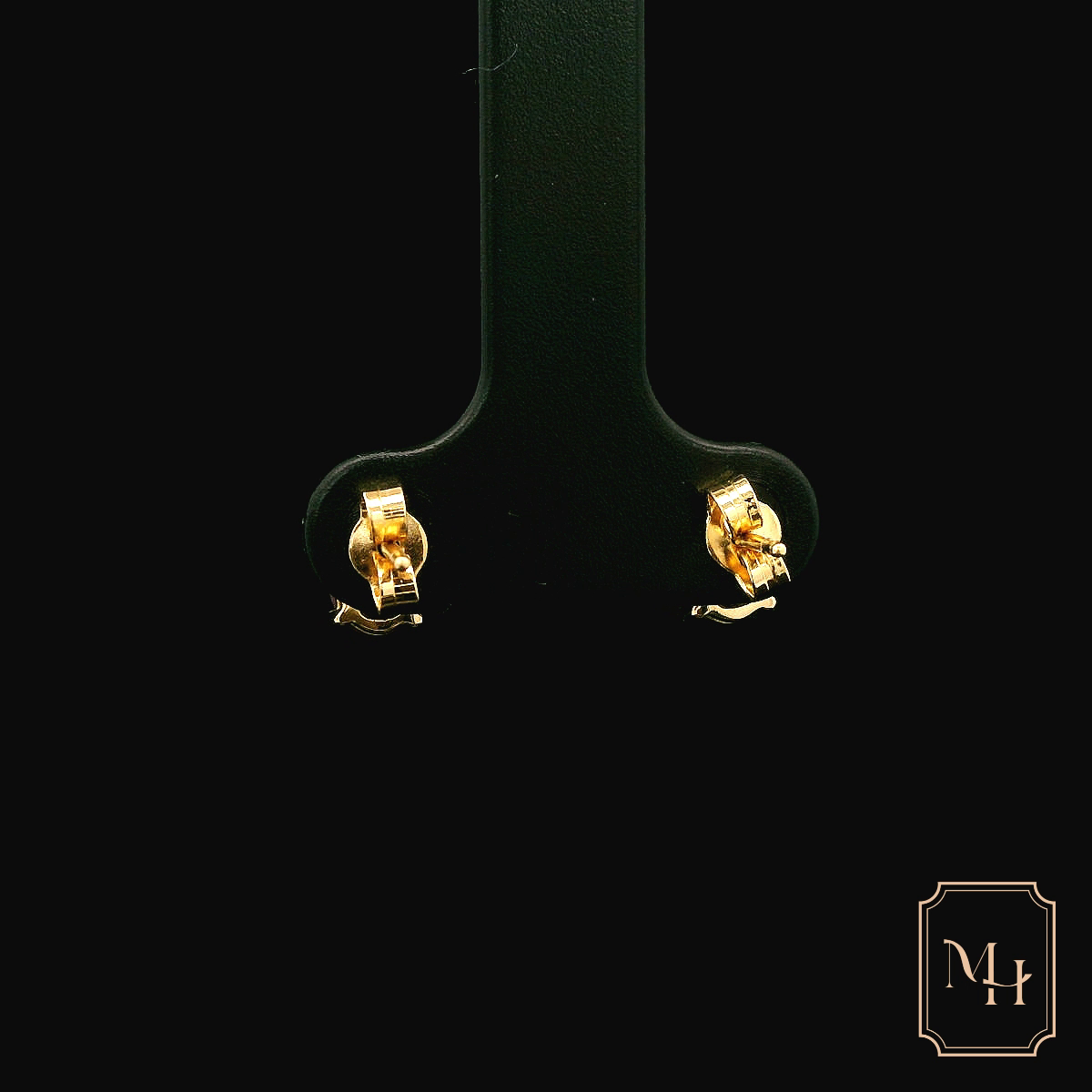 Solitaire Ruby Stud Earrings