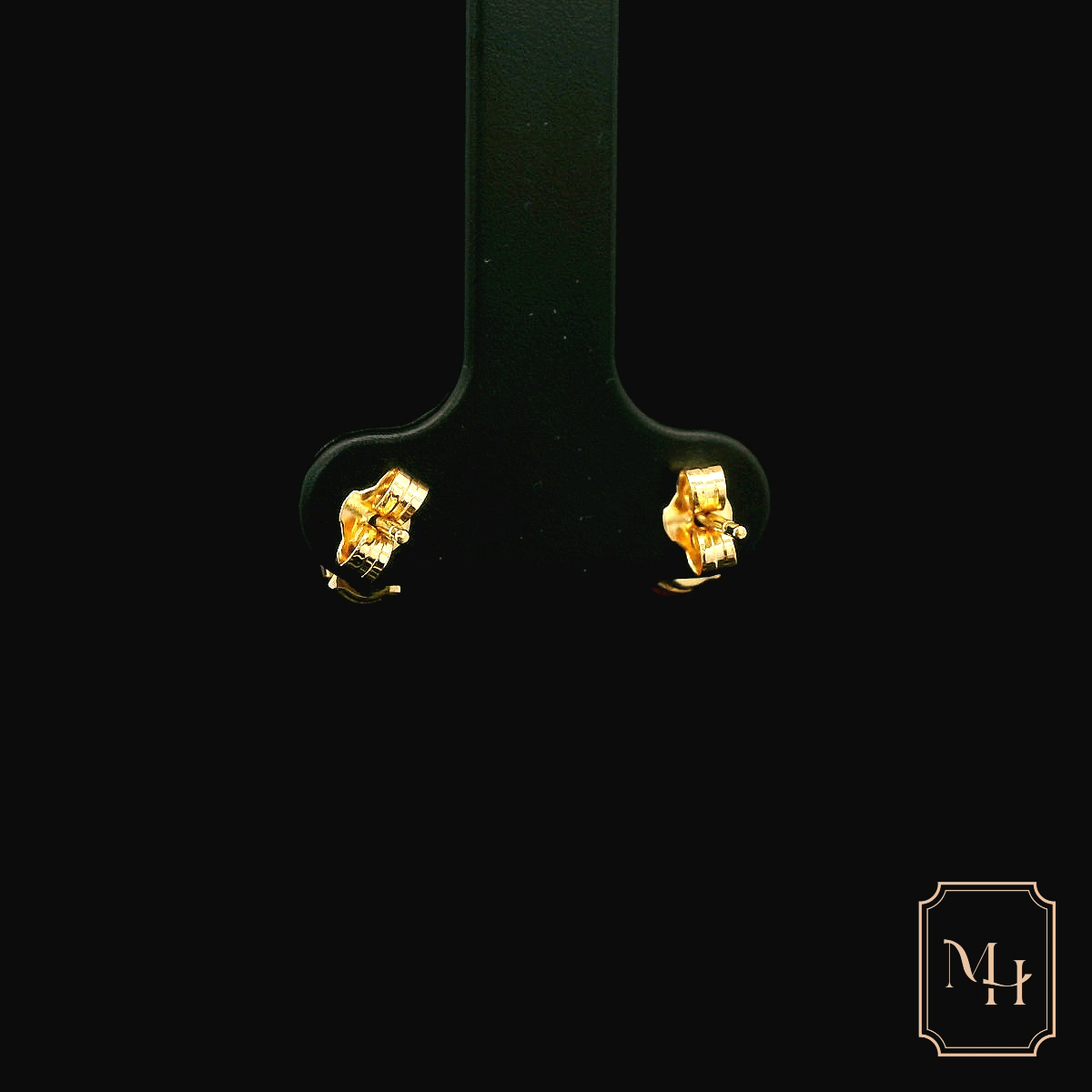 Solitaire Ruby Stud Earrings