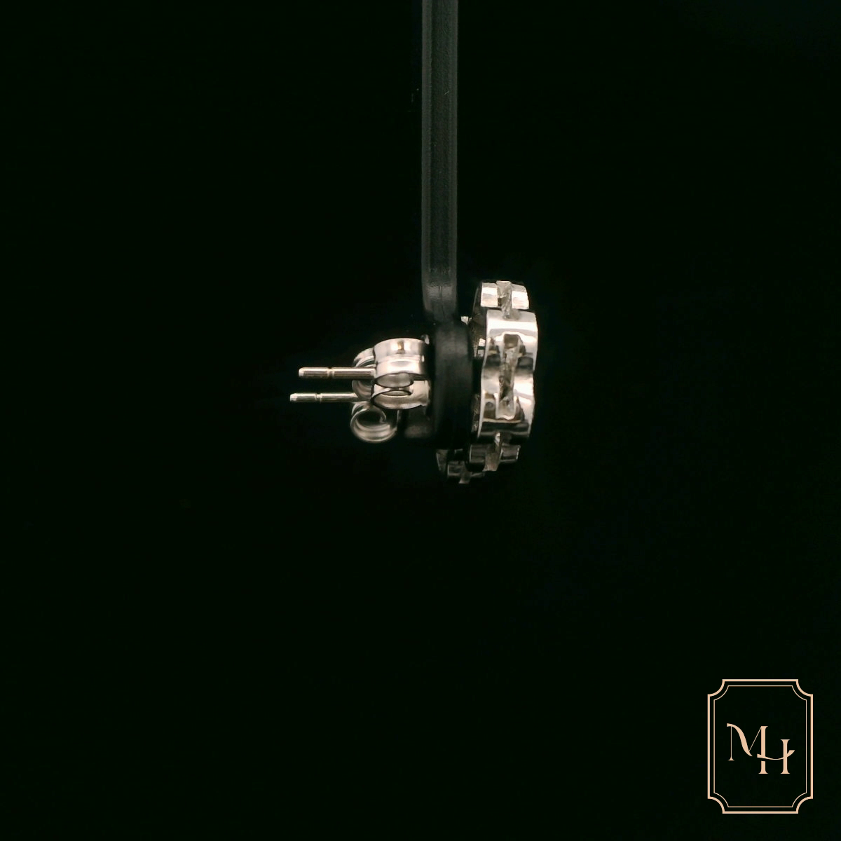 Elegant Floral Diamond Earrings