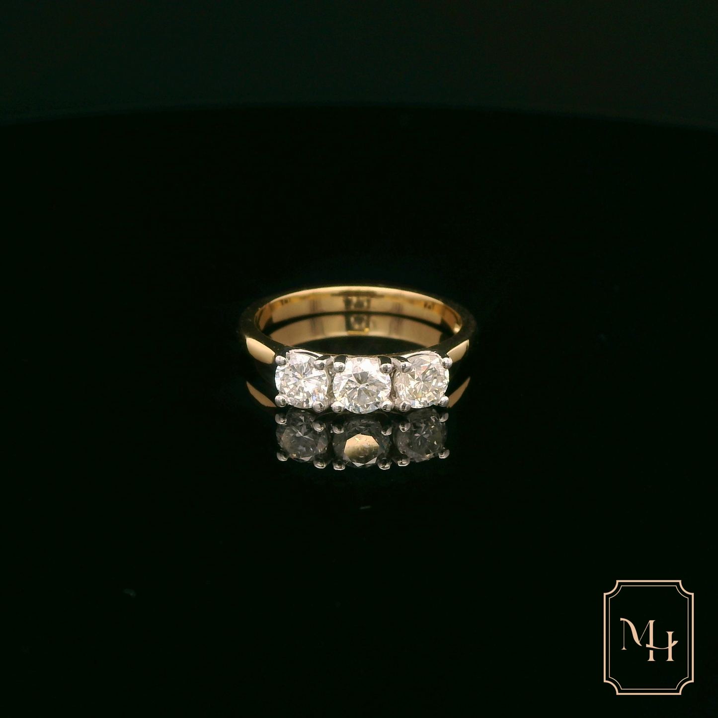 Three-Stone Diamond Ring