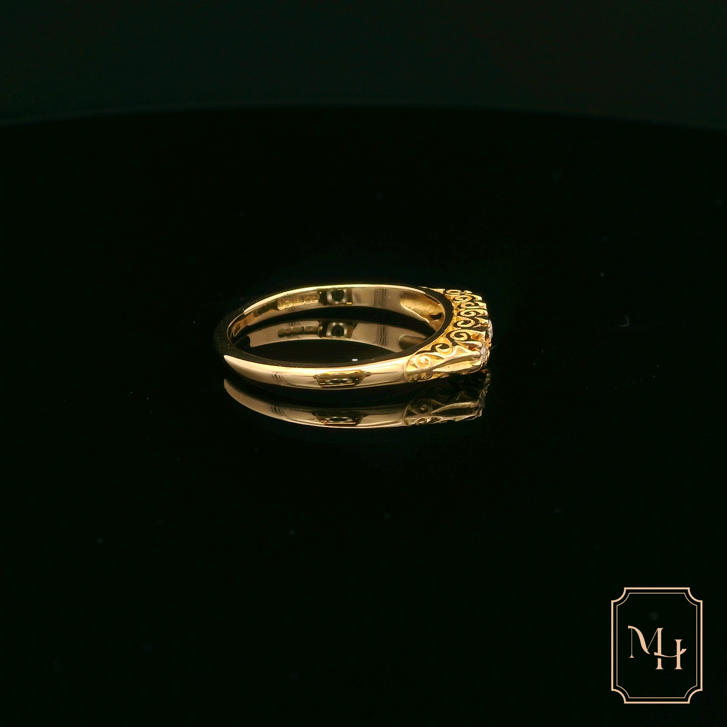 Royal Green Emerald & Diamond Ring