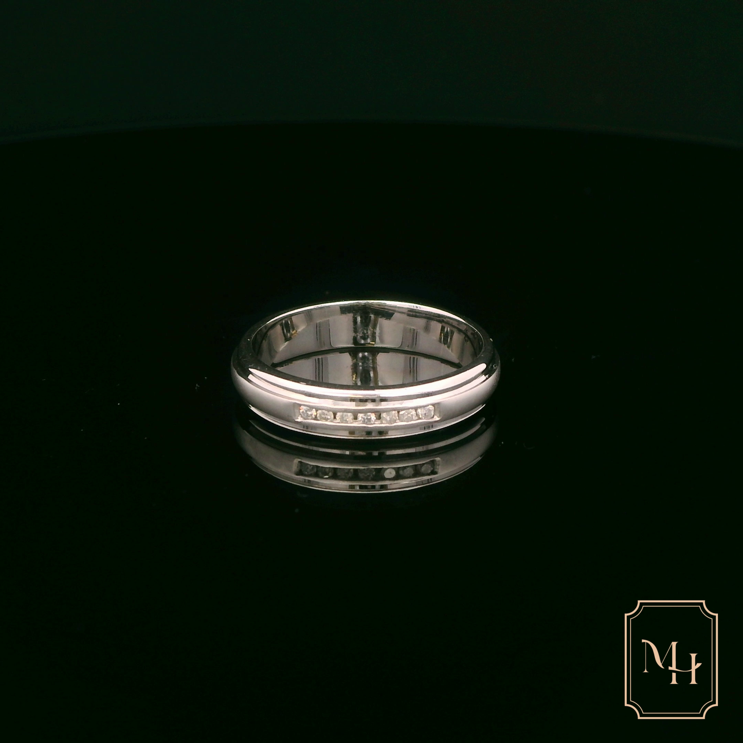 Double-Band Diamond Ring