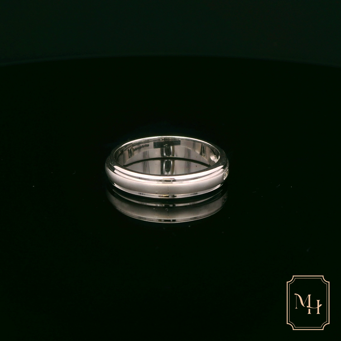Double-Band Diamond Ring