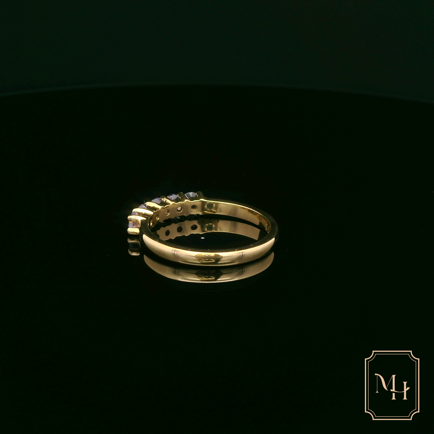 Five-Stone Tanzanite & Gold Ring