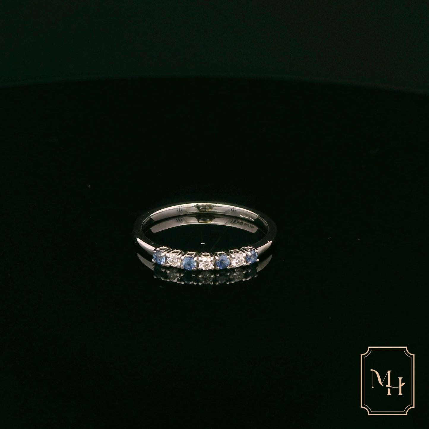 Sapphire & Diamond Gold Ring