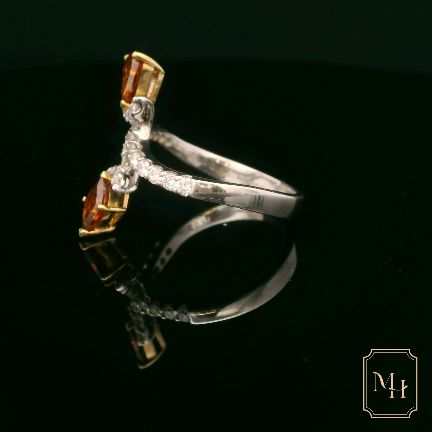 Double-Blossom Ring
