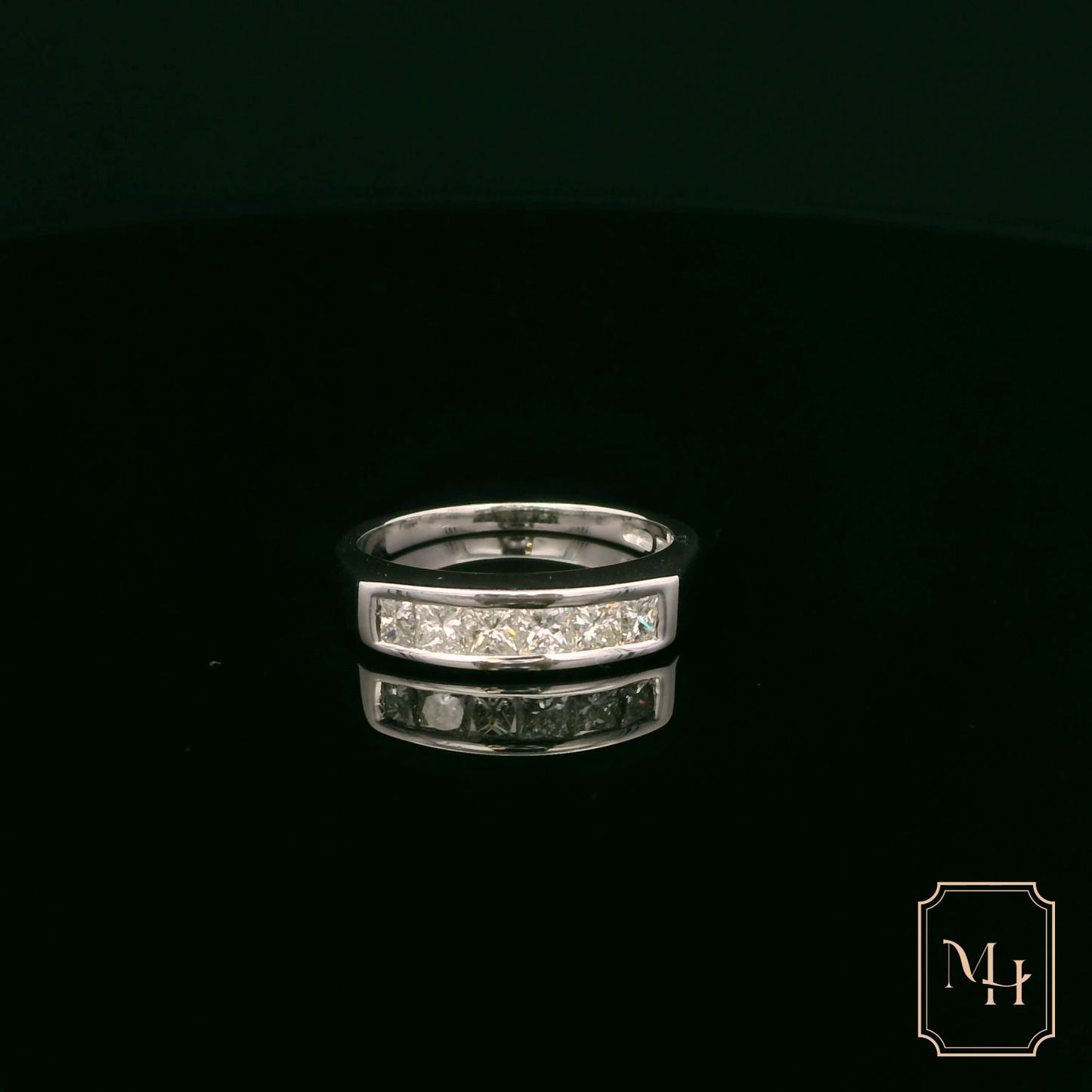 Chanel-Set Six-Stone Diamond Ring