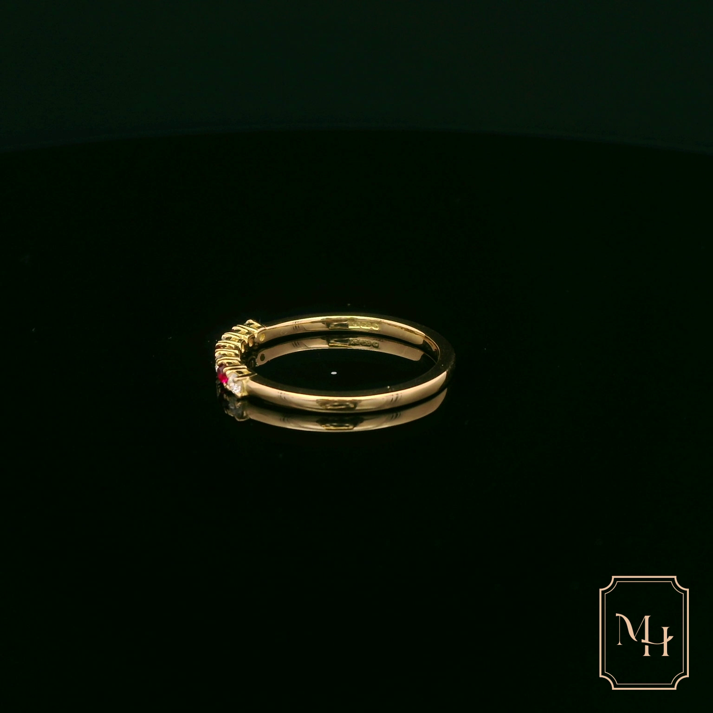 Ruby & Diamond Eternity Ring