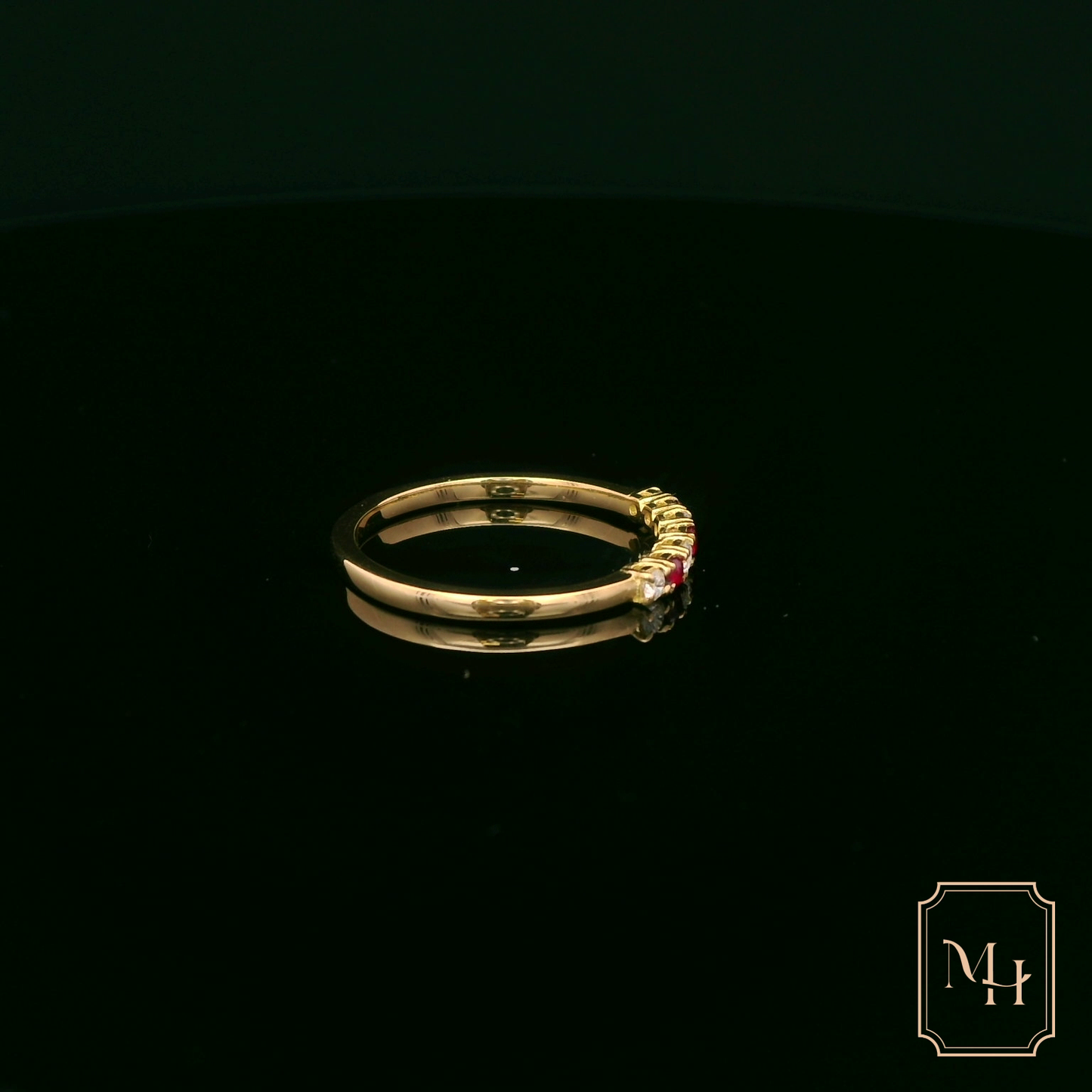 Ruby & Diamond Eternity Ring