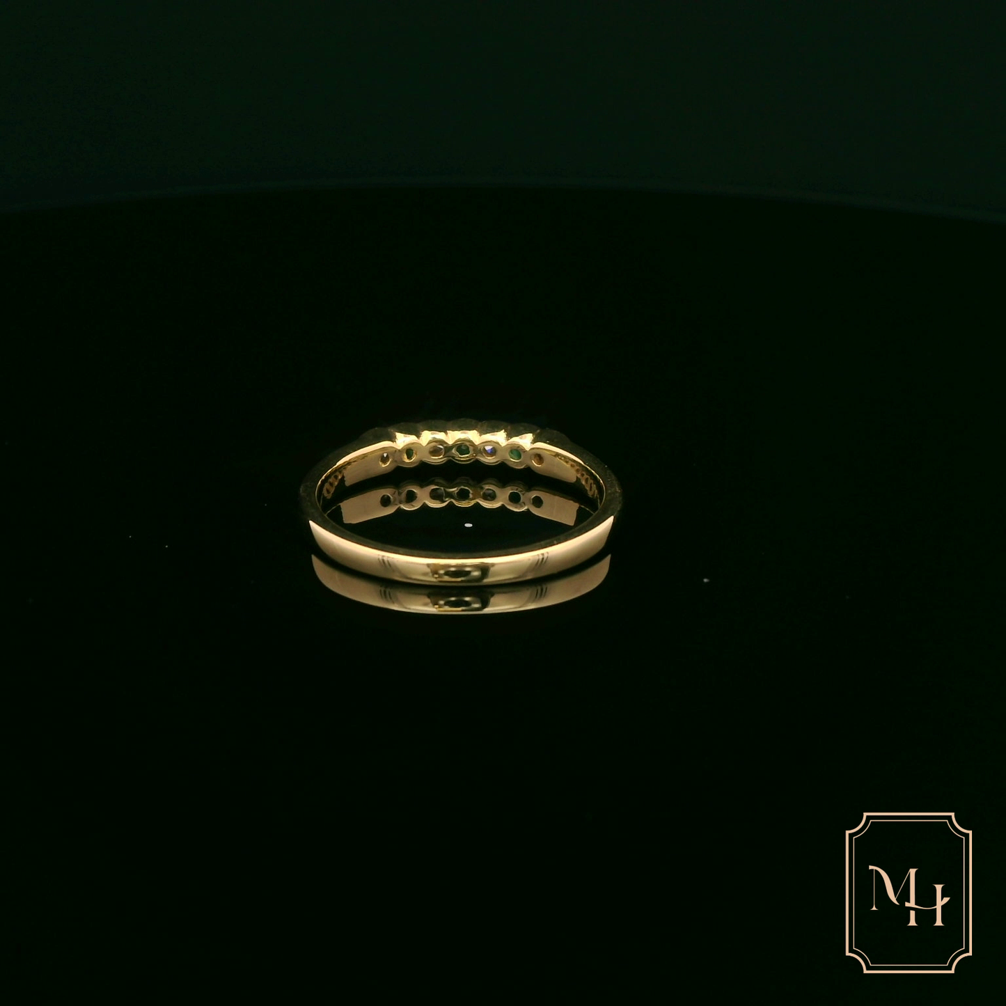 Emerald & Diamond Gold Ring