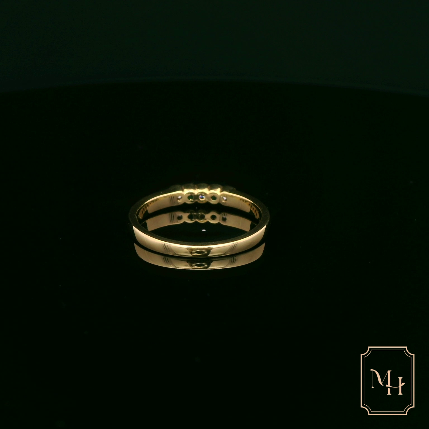 Emerald & Diamond Gold Ring