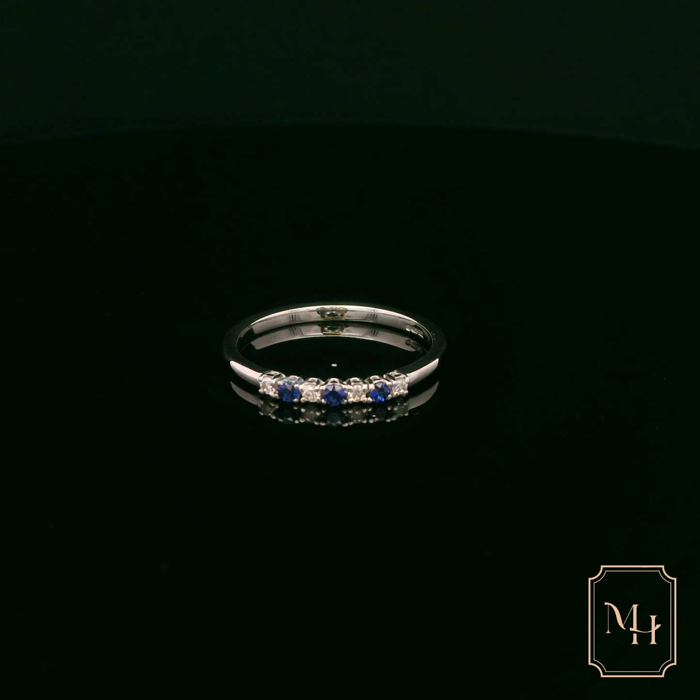 Sapphire & Diamond Gold Ring