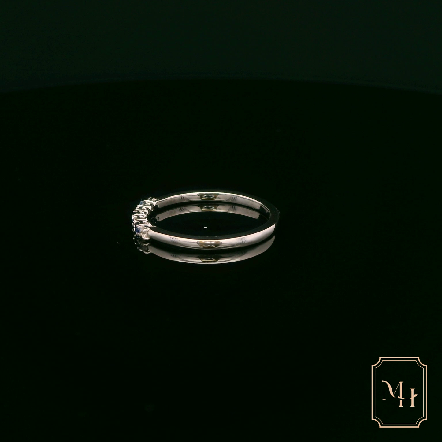 Sapphire & Diamond Gold Ring