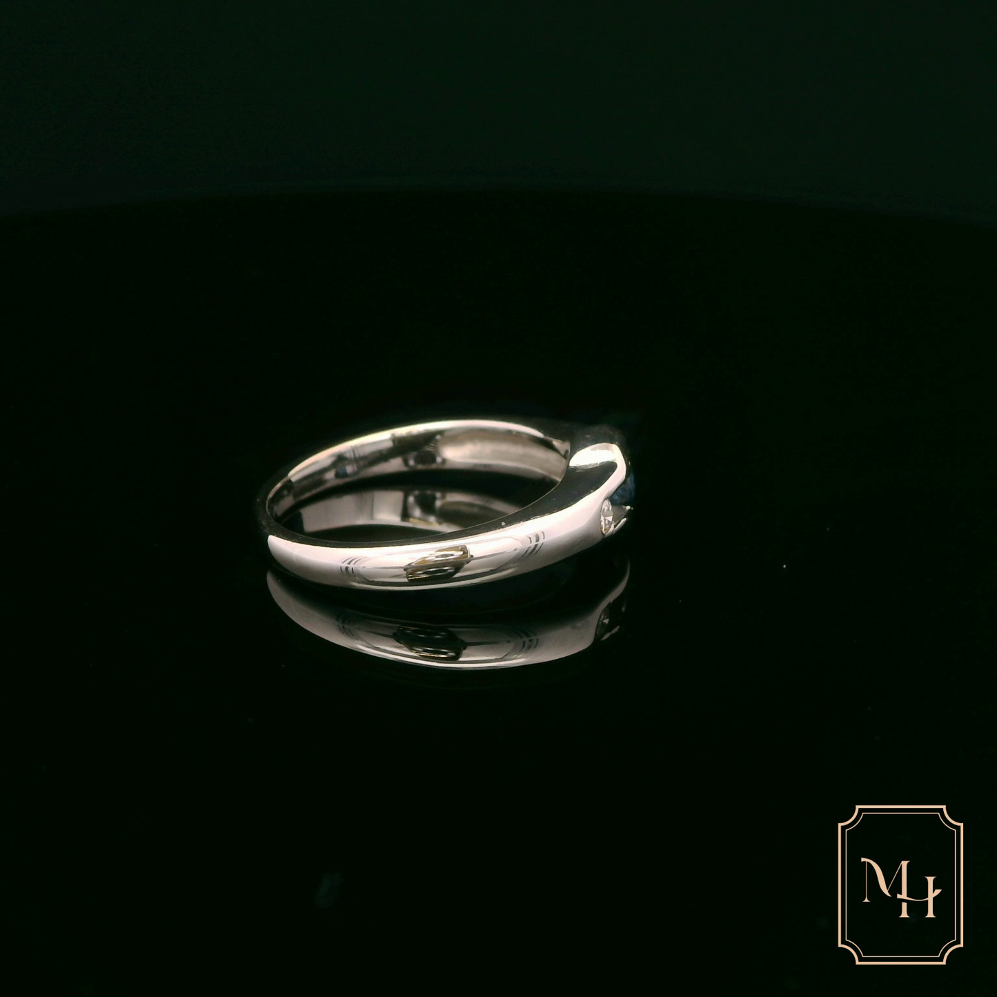 Channel-Set Sapphire & Diamond Ring