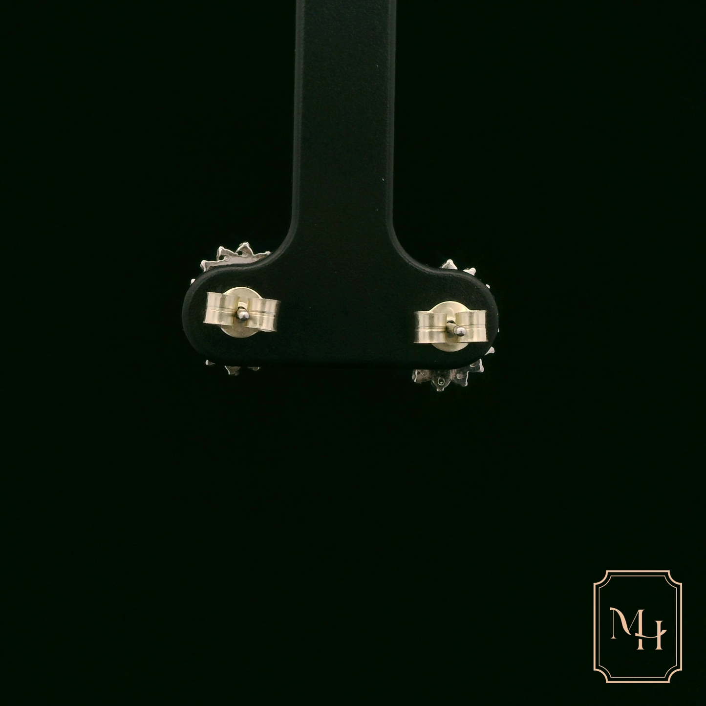 Aquamarine Cluster Earrings