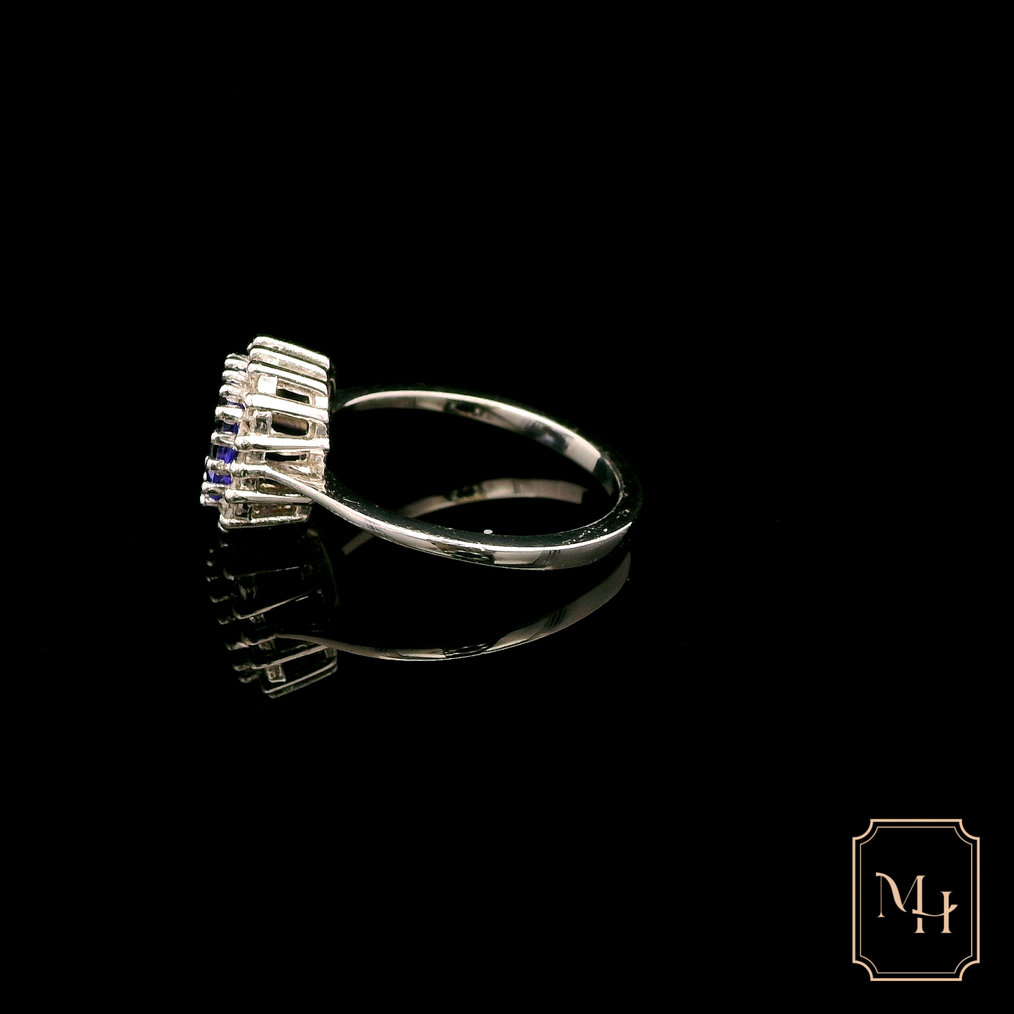 Elegant Tanzanite and Diamond Ring