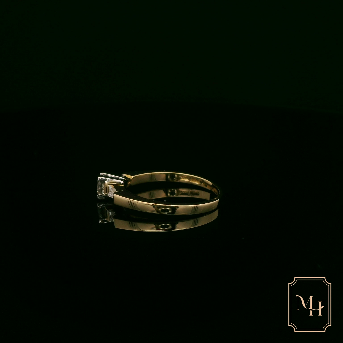 Triad-Diamond Ring