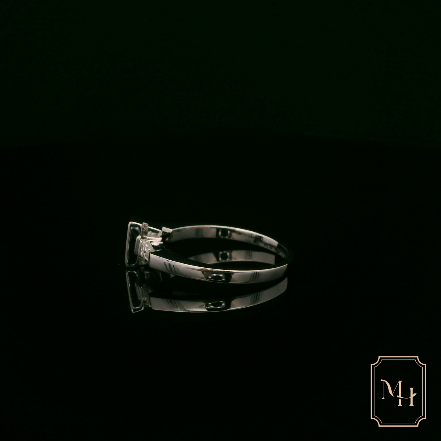 Triad-Baguette Diamond Ring