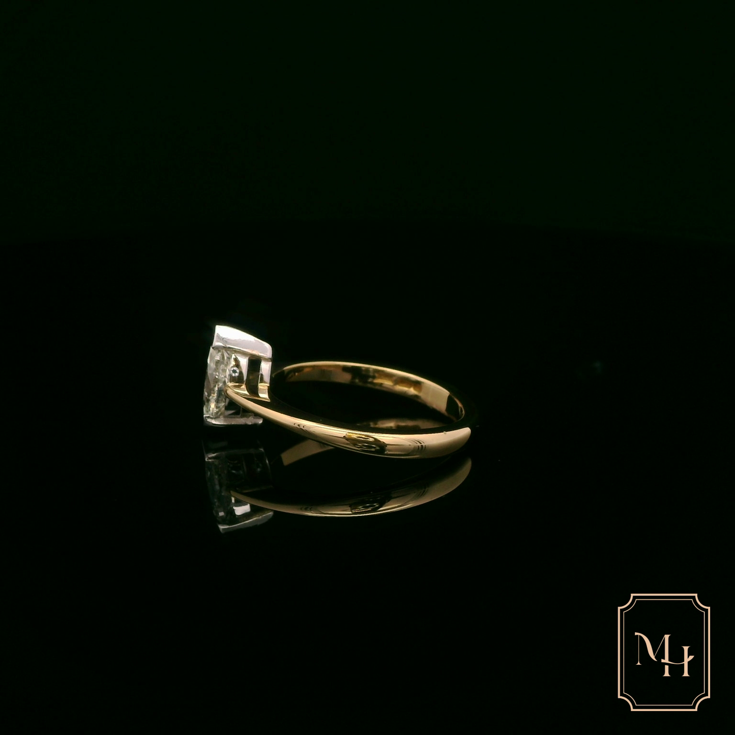 Marquise-Cut Diamond Ring