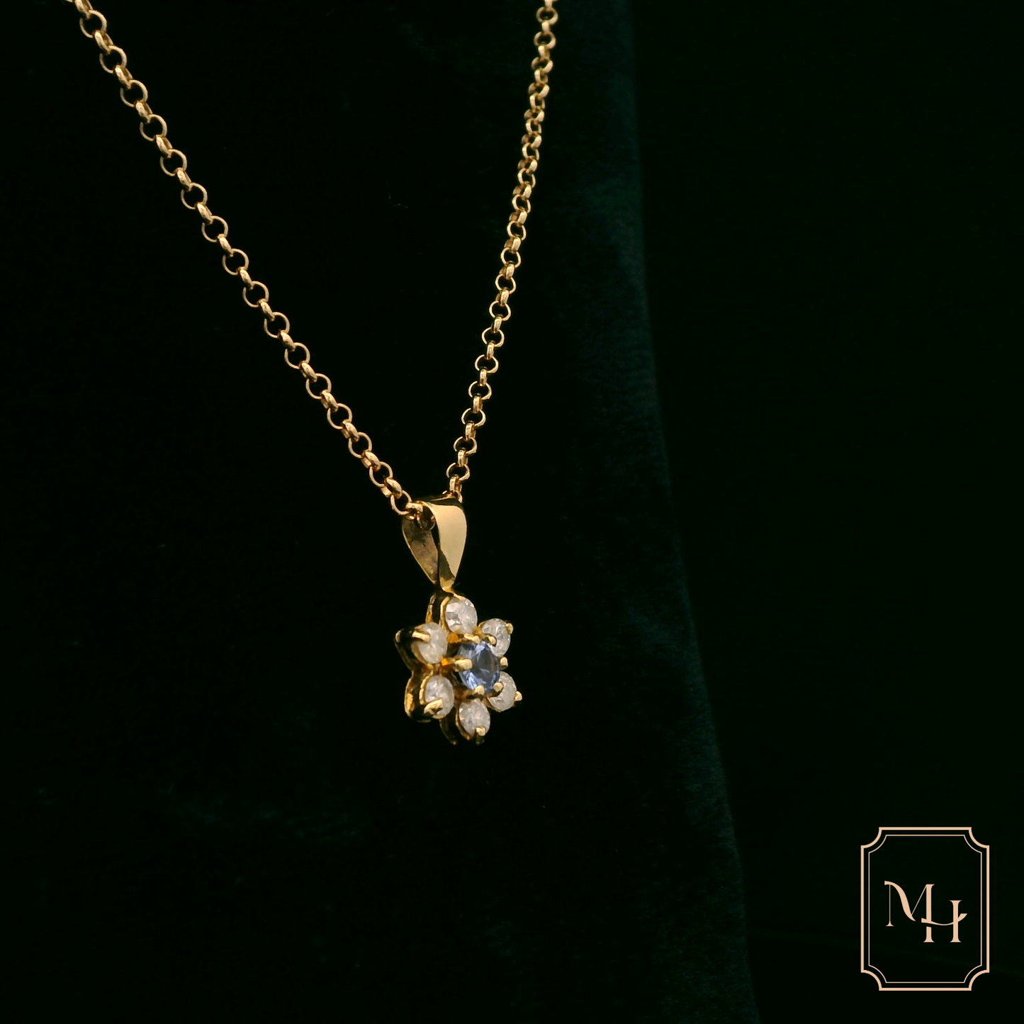 Elegant Floral Pendant Necklace