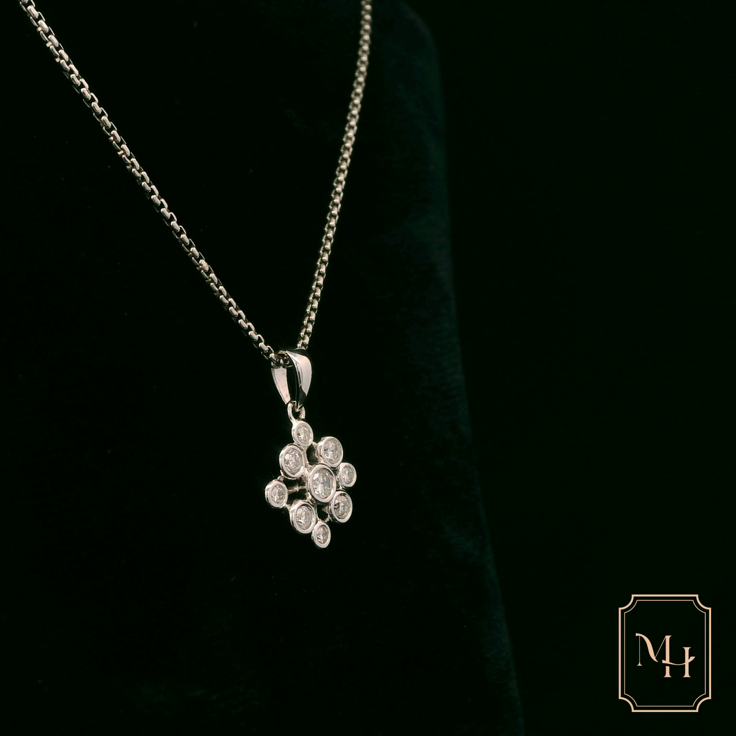 Diamond Bubble Pendant