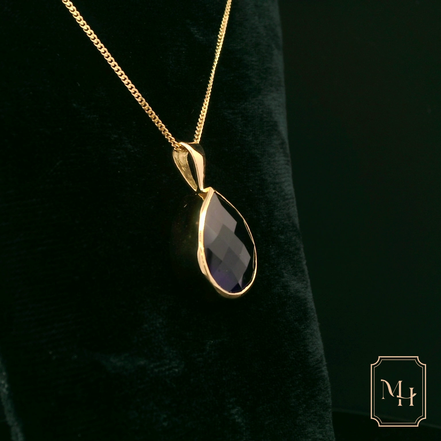 Elegant Purple Gemstone Pendant