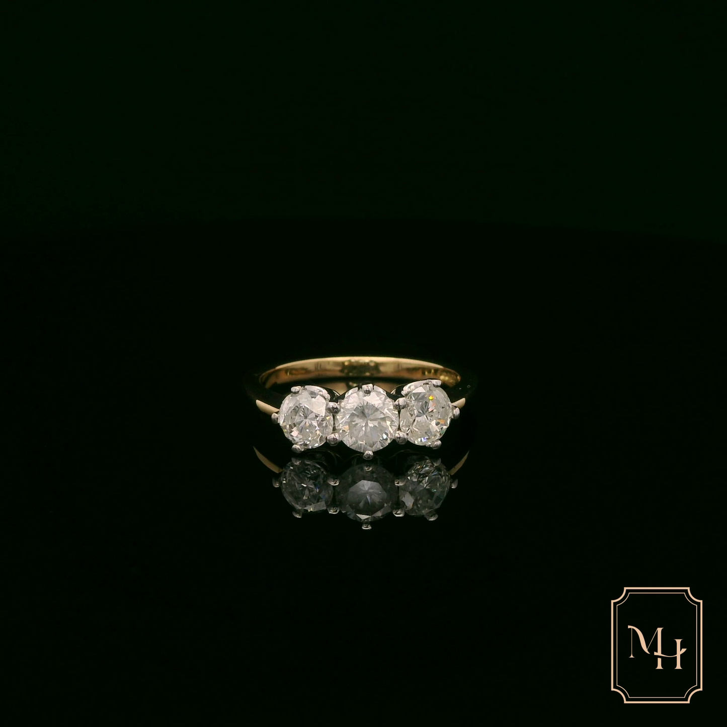 Three-Stone Diamond Ring