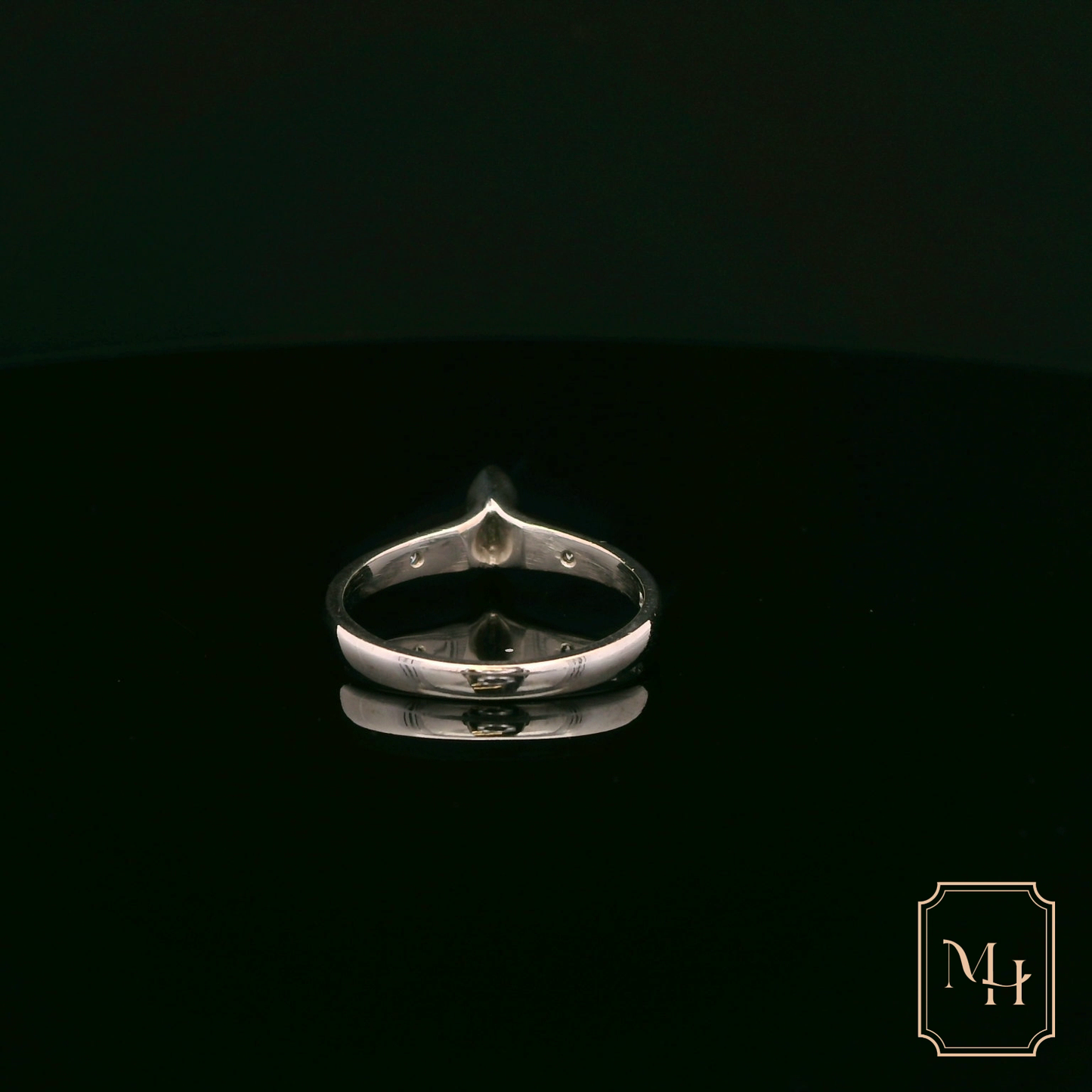Embedded Sapphire Ring