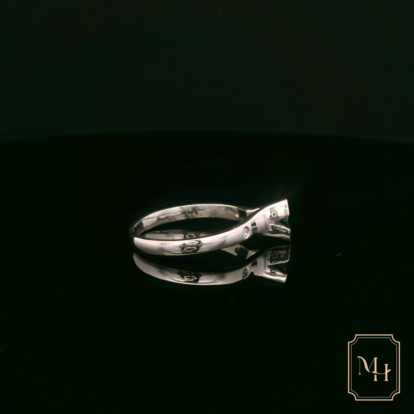 Embedded Sapphire Ring