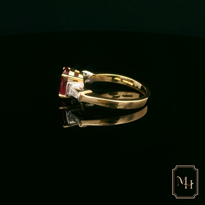 Ruby & Diamond Trilogy Ring