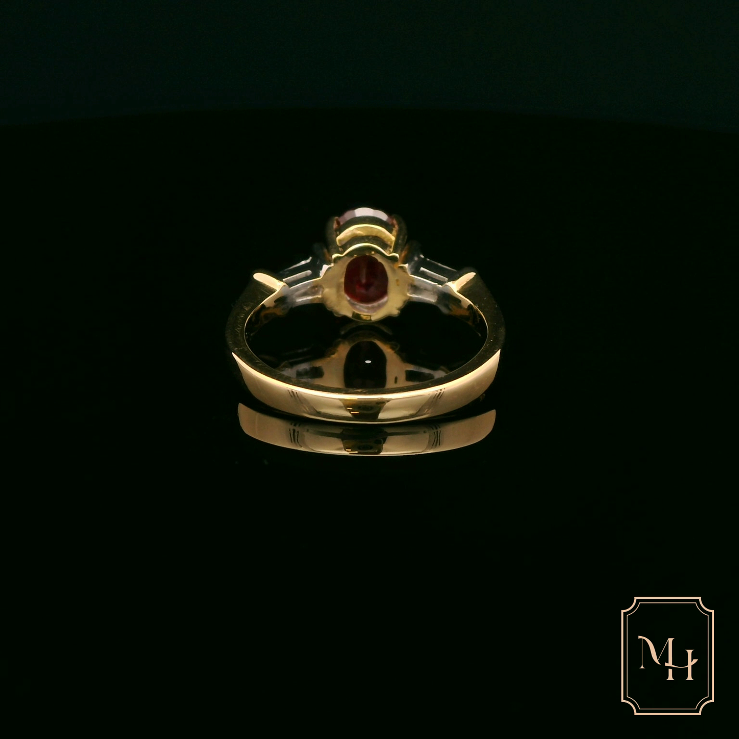 Ruby & Diamond Trilogy Ring