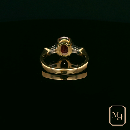 Ruby & Diamond Trilogy Ring