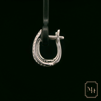 Diamond-Horseshoe Earrings