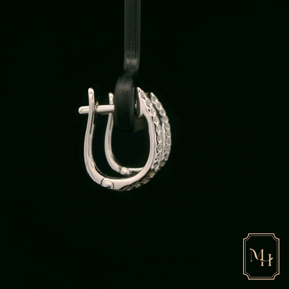 Diamond-Horseshoe Earrings
