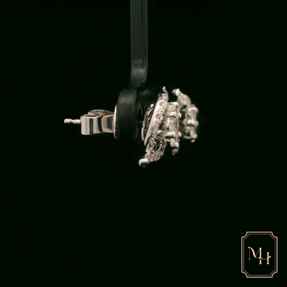 Diamond Cluster Earrings