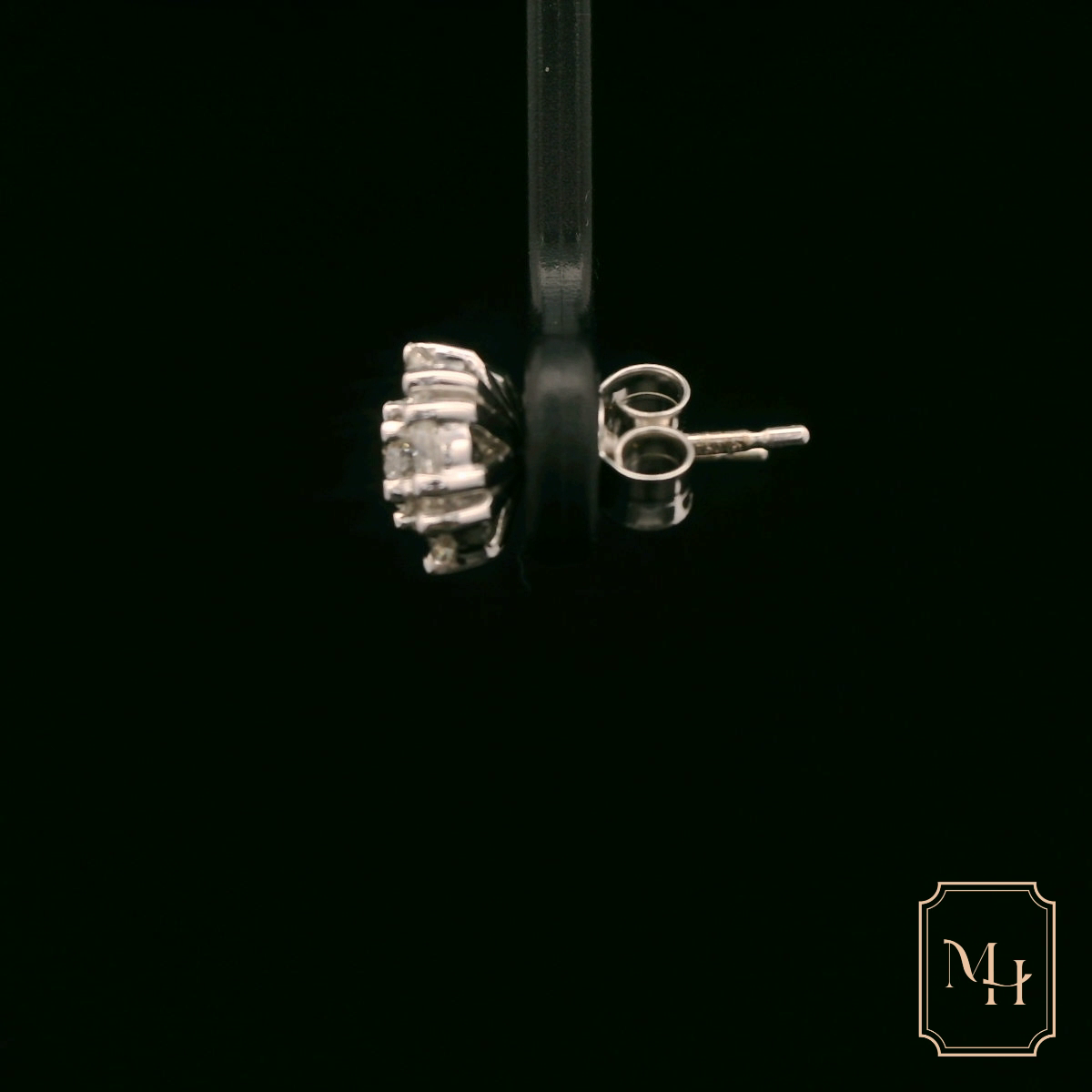 Snowflake-Studded Diamond Earrings