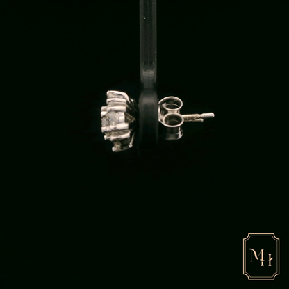 Snowflake-Studded Diamond Earrings