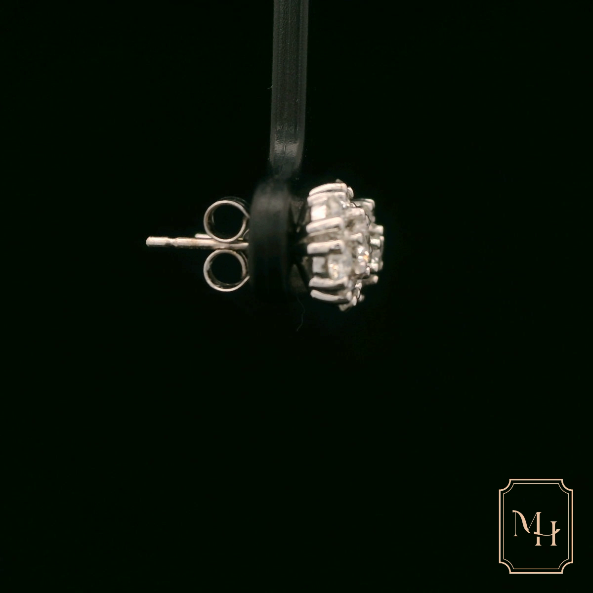 Snowflake-Studded Diamond Earrings