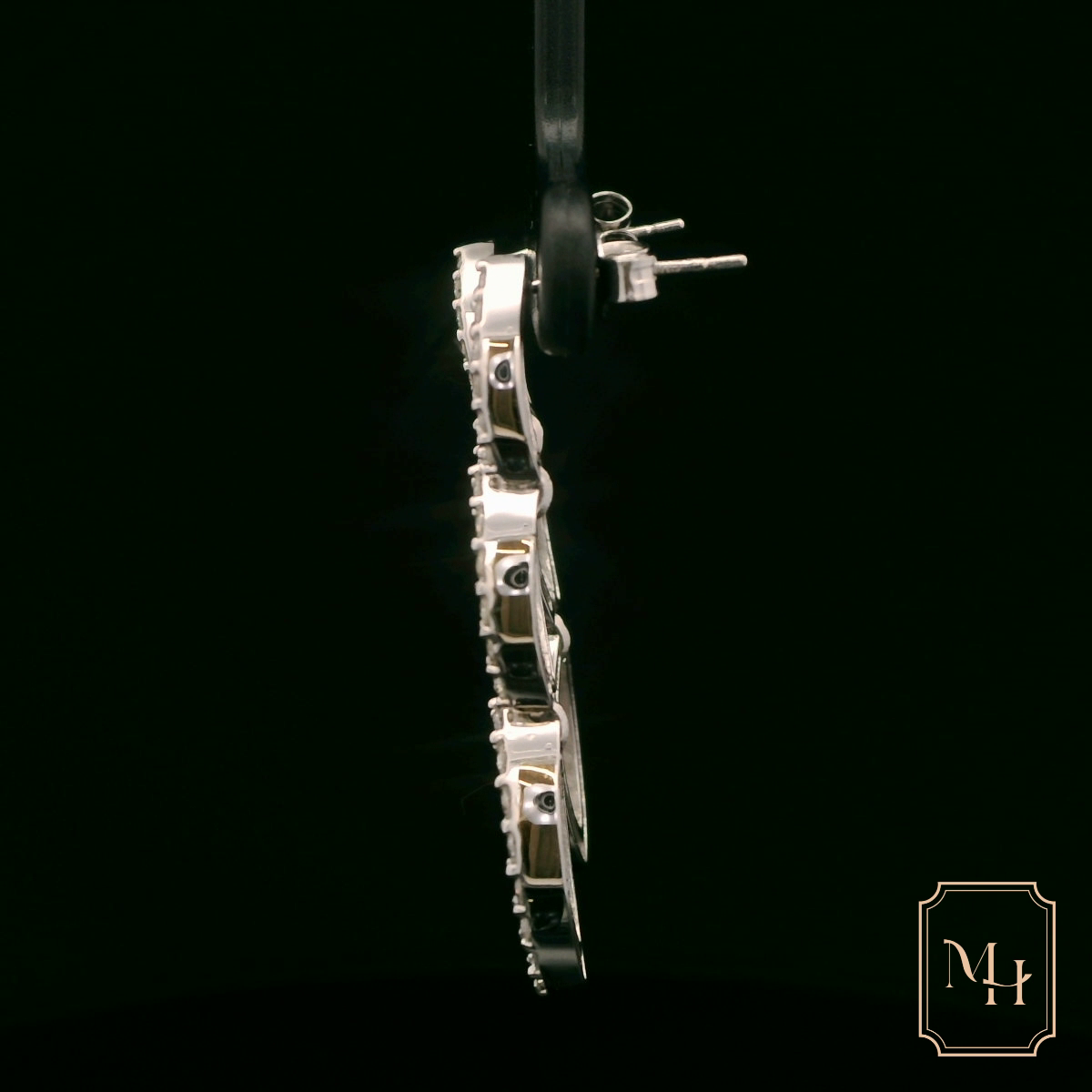Diamond Marquise-Drop Earrings