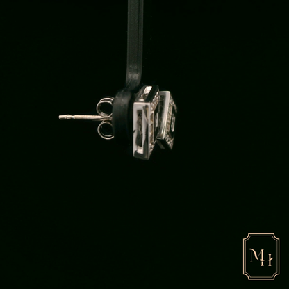 Diamond Princess Cluster Earrings
