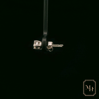 Single-Stone Diamond Earrings