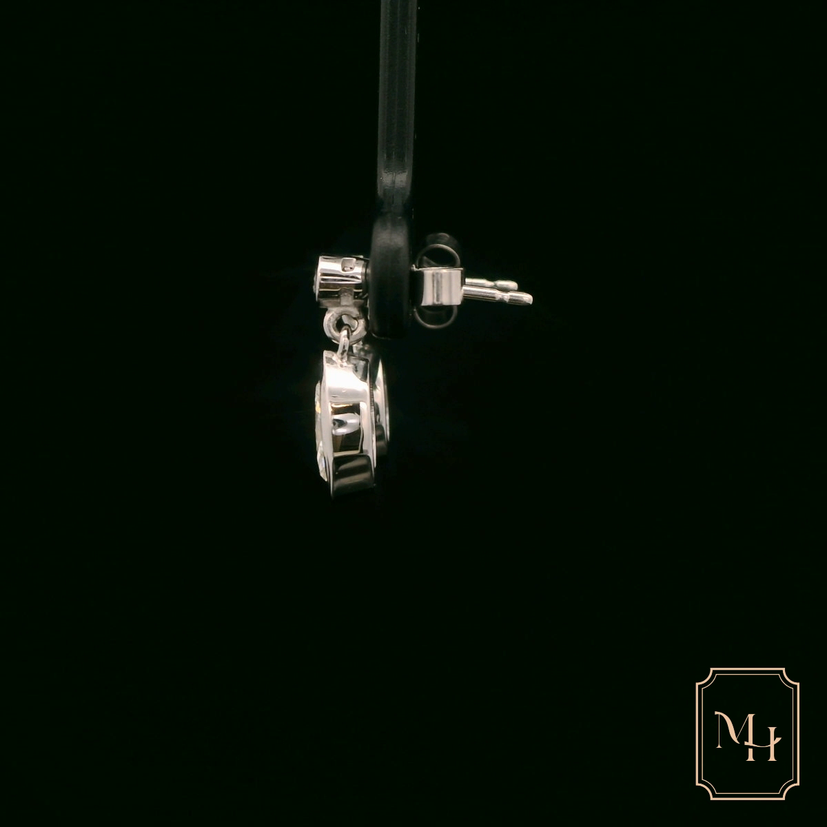 Diamond Marquise-Drop Earrings