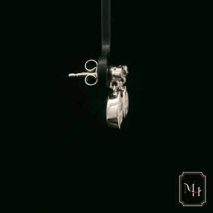 Diamond Marquise-Drop Earrings